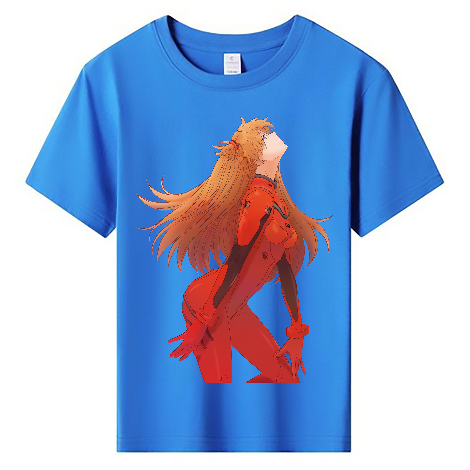 （画像用） EVA 新世紀エヴァンゲリオン 綿100％キッズTシャツ（フロントプリント）